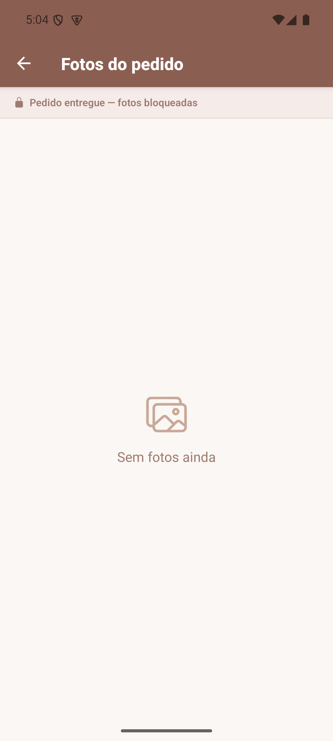 Fotos do Pedido